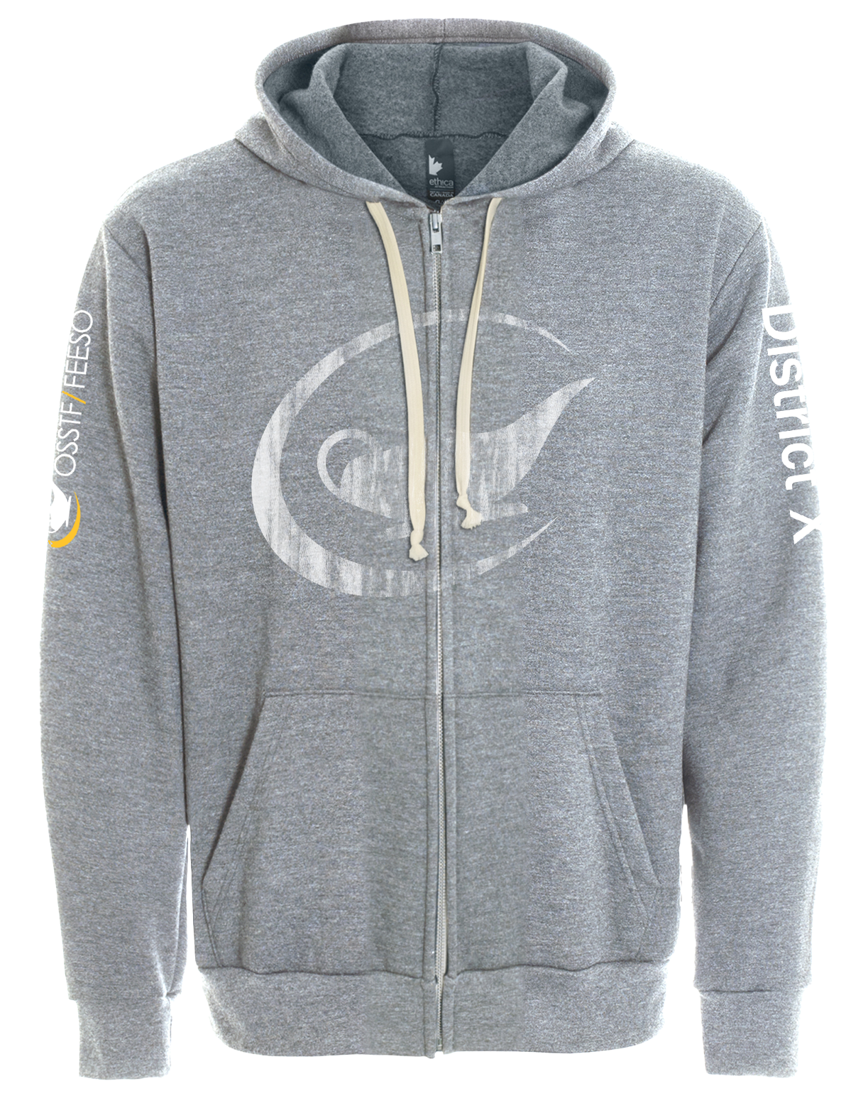 Chandail à Capuchon et Fermeture éclair Unisexe – Image 3