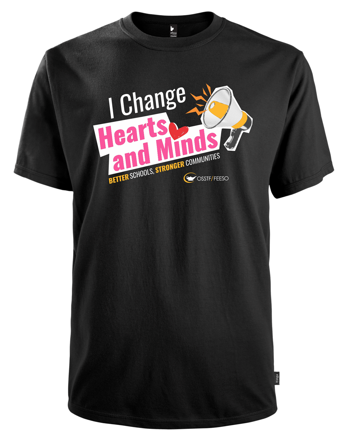 Chemise unisexe à col ras du cou BSSC