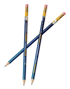 Round Pencils with Eraser