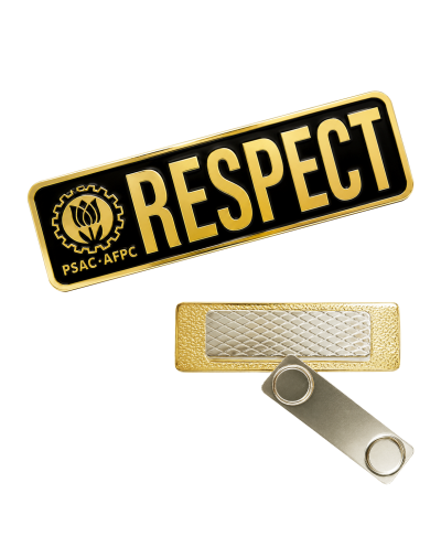 2.5" Respect Lapel Pin