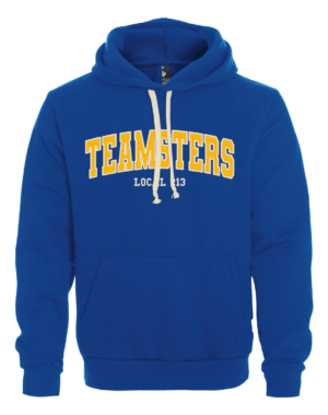 Varsity Unisex Hooded Sweatshirt - Blue