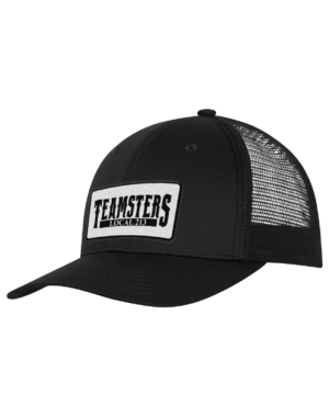 Snapback Trucker Cap - Black