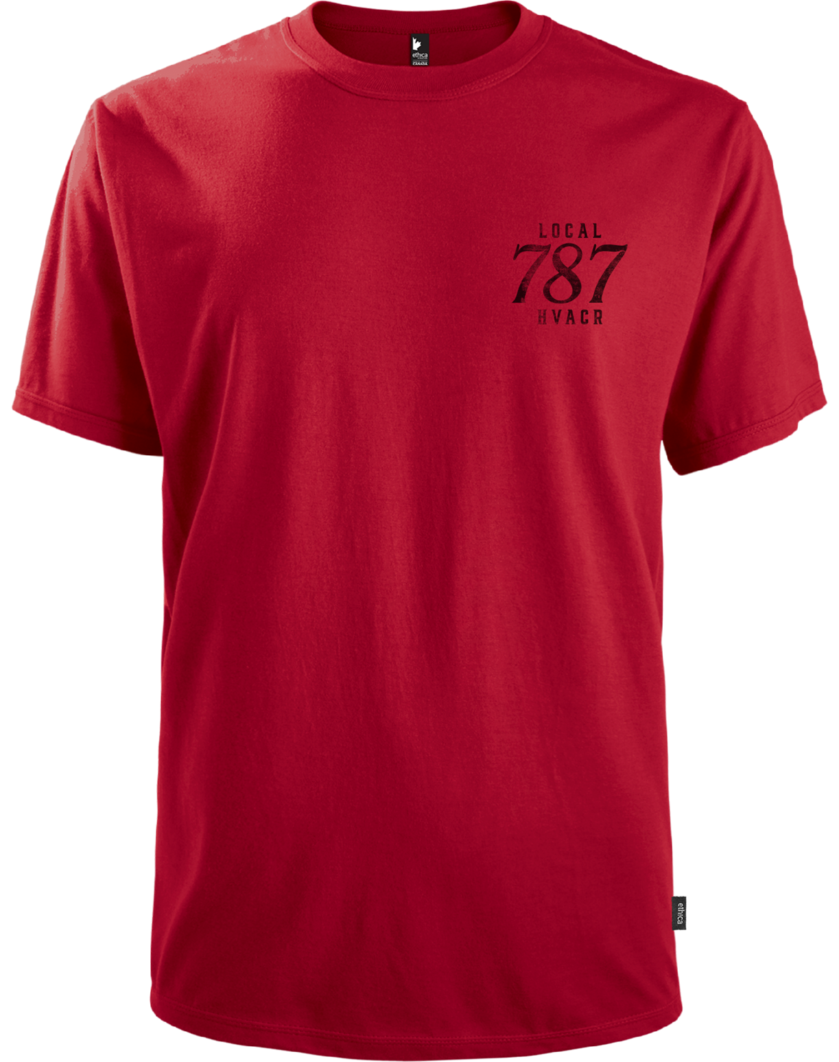 7822 Red Crew Neck T-Shirt
